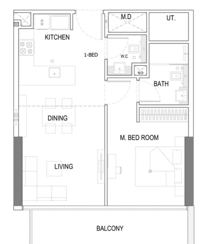 Ravishing 1 Bedroom In Binghatti Amber